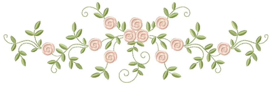 Flowers embroidery designs - Roses embroidery design machine embroidery pattern - entwined roses embroidery file - instant download towel Marcia Embroidery