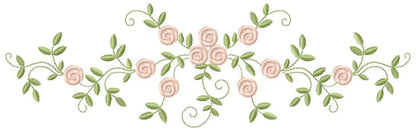 Flowers embroidery designs - Roses embroidery design machine embroidery pattern - entwined roses embroidery file - instant download towel Marcia Embroidery