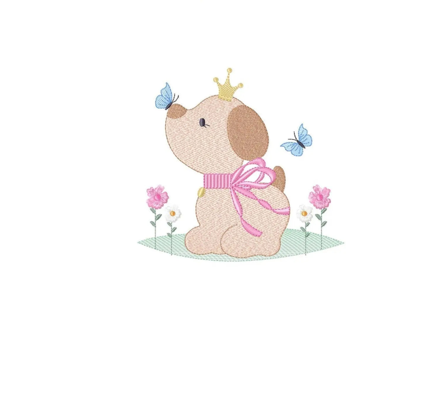 Female Dog embroidery designs - Dogs embroidery design machine embroidery pattern - Puppy embroidery file -  baby girl embroidery download Marcia Embroidery