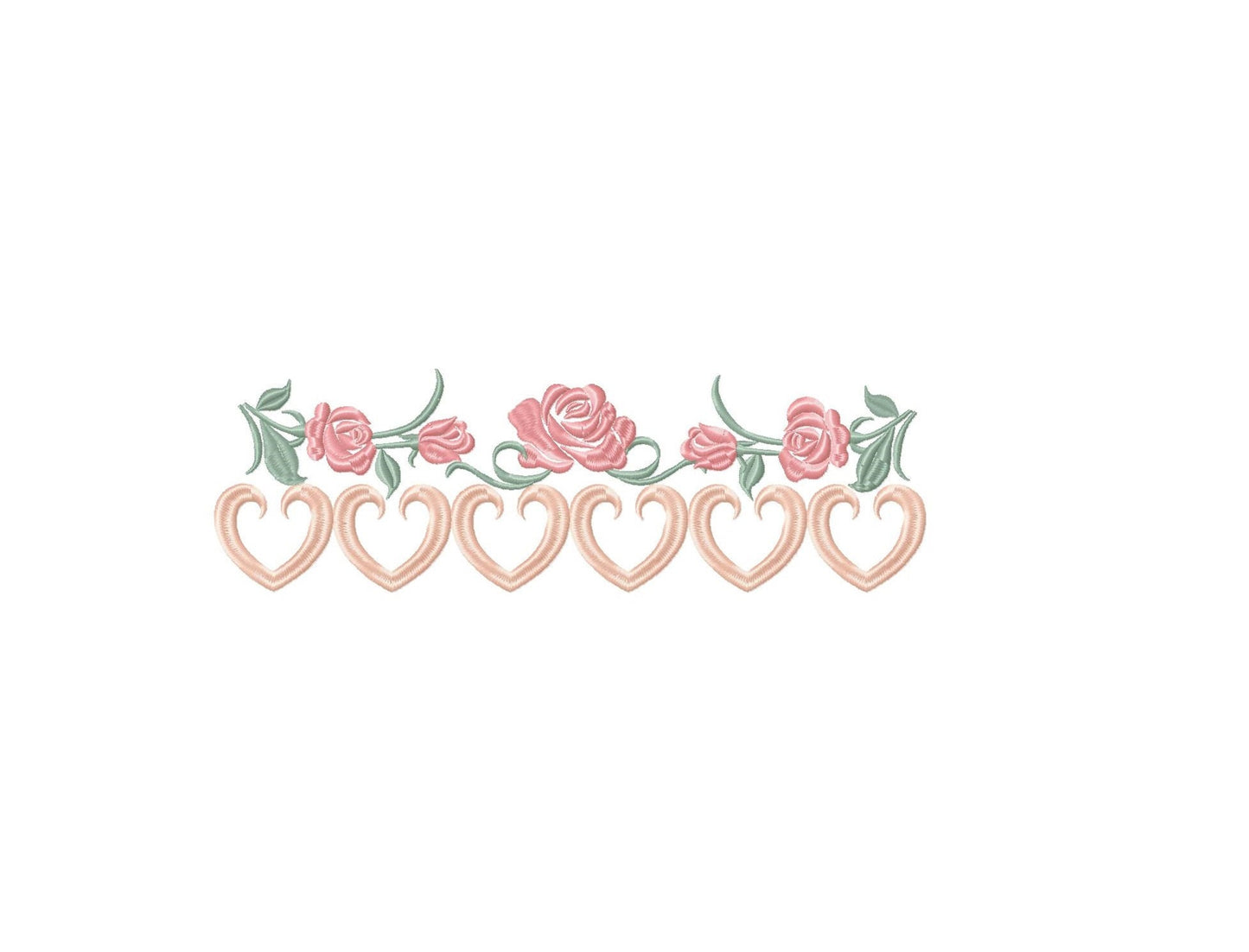 Roses embroidery designs - Kitchen Towel embroidery design machine embroidery pattern - Floral embroidery file - instant download pes jef