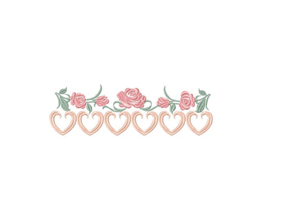 Roses embroidery designs - Kitchen Towel embroidery design machine embroidery pattern - Floral embroidery file - instant download pes jef