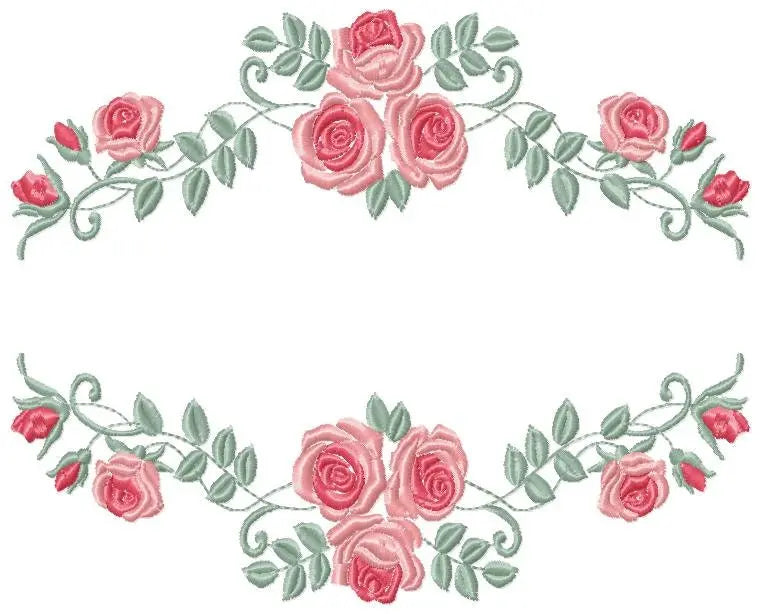 Flowers embroidery designs - Flower embroidery design machine embroidery pattern - Rose embroidery file - Flowers for towel embroidery pes Marcia Embroidery