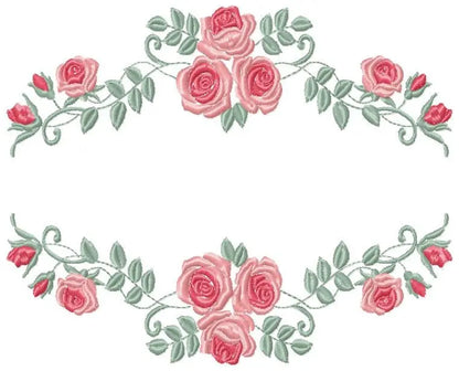 Flowers embroidery designs - Flower embroidery design machine embroidery pattern - Rose embroidery file - Flowers for towel embroidery pes Marcia Embroidery