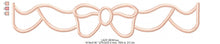 Carica l&#39;immagine nel visualizzatore di Gallery, Lace embroidery designs - Bow Tie embroidery design machine embroidery pattern - baby girl embroidery file - Lace applique design ornament
