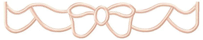 Lace embroidery designs - Bow Tie machine embroidery pattern - Baby girl embroidery file - Lace applique design ornament - Instant download Marcia Embroidery