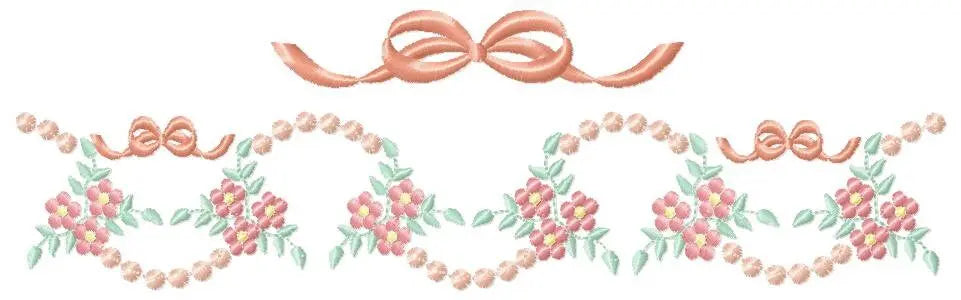Flowers embroidery designs - Roses embroidery design machine embroidery pattern - Entwined flowers embroidery file - instant download towel Marcia Embroidery