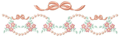 Flowers embroidery designs - Roses embroidery design machine embroidery pattern - Entwined flowers embroidery file - instant download towel Marcia Embroidery