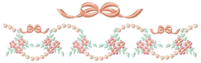 Flowers embroidery designs - Roses embroidery design machine embroidery pattern - Entwined flowers embroidery file - instant download towel Marcia Embroidery