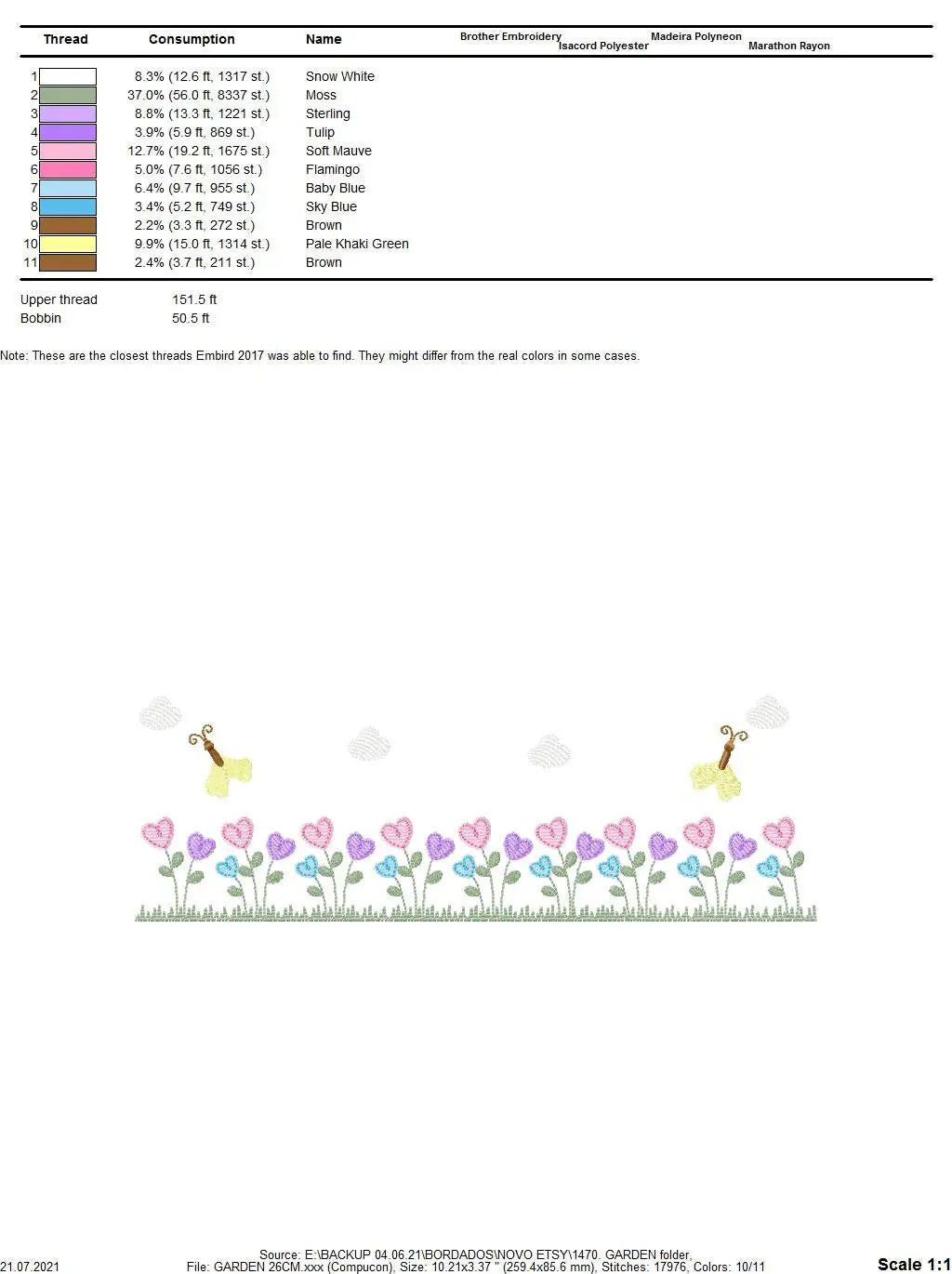 Flower garden embroidery designs - Spring flowers with butterflies machine embroidery pattern - Kitchen tea towel - Instant digital download Marcia Embroidery
