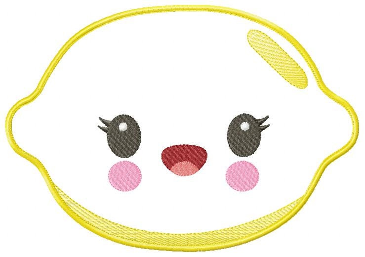 Lemon embroidery designs - Fruit embroidery design machine embroidery pattern - Kitchen embroidery file - Lime applique instant download pes
