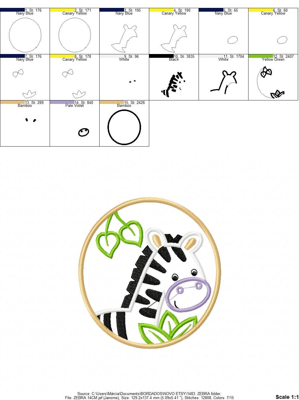 Zebra embroidery designs - Animal embroidery design machine embroidery pattern - Safari embroidery file - Zebra applique design download