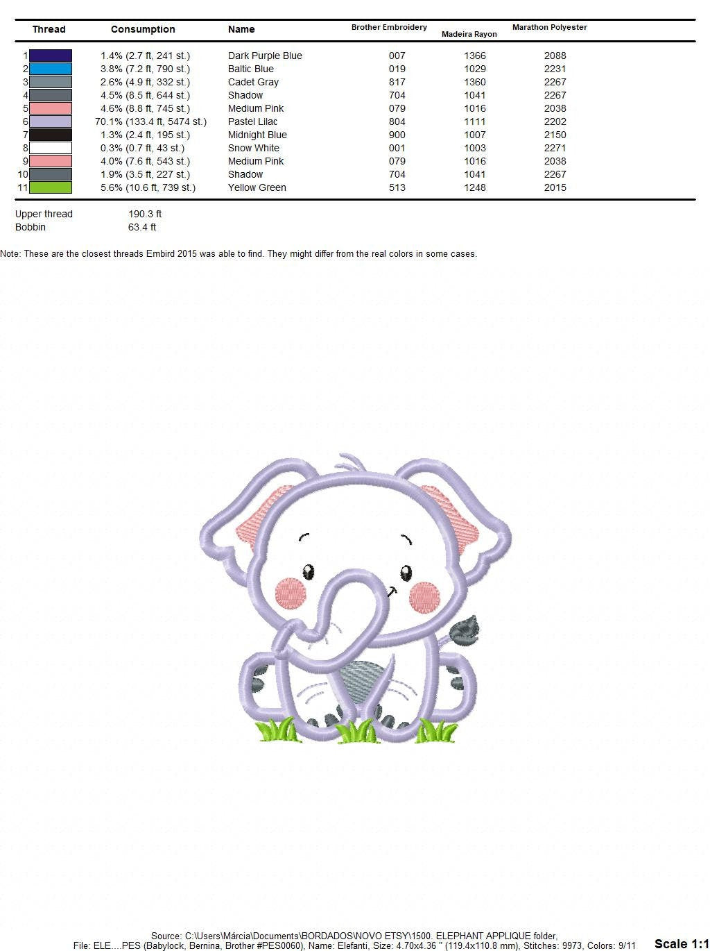 Elephant applique embroidery designs - Safari wild animal machine embroidery pattern - Baby Boy file - Instant digital download pes jef dst