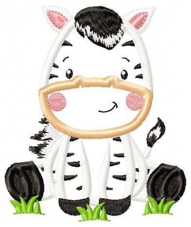 Zebra embroidery designs - Animal embroidery design machine embroidery pattern - Safari embroidery file - Zebra applique design download