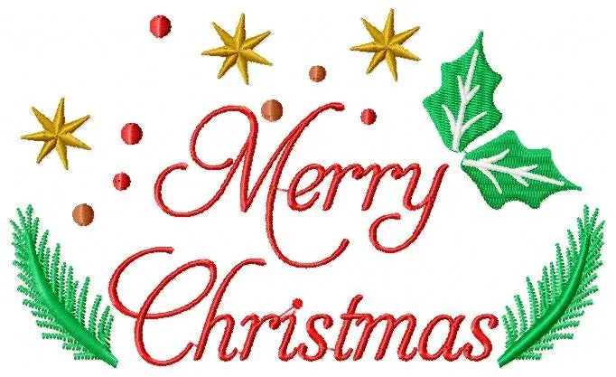 Merry Xmas embroidery designs - Christmas embroidery design machine embroidery pattern - Winter Holiday embroidery file instant download pes Marcia Embroidery