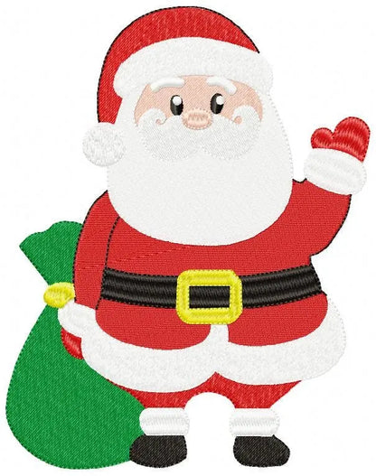 Xmas embroidery designs - Santa Claus embroidery design machine embroidery pattern - Christmas embroidery file - instant download pes jef Marcia Embroidery