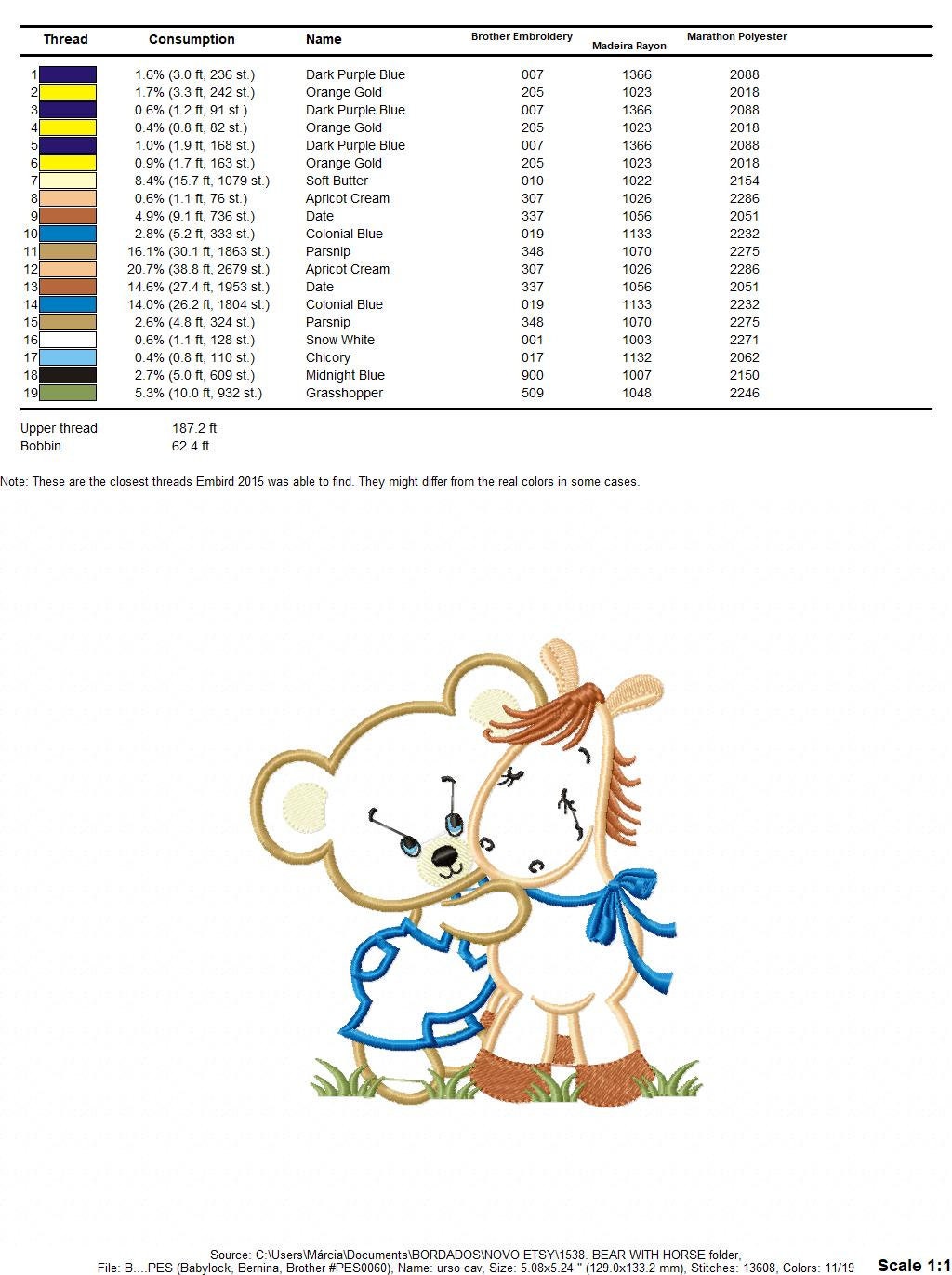 Bear embroidery designs - Teddy embroidery design machine embroidery pattern - Baby Boy embroidery file - instant download bear with a horse - Marcia Embroidery