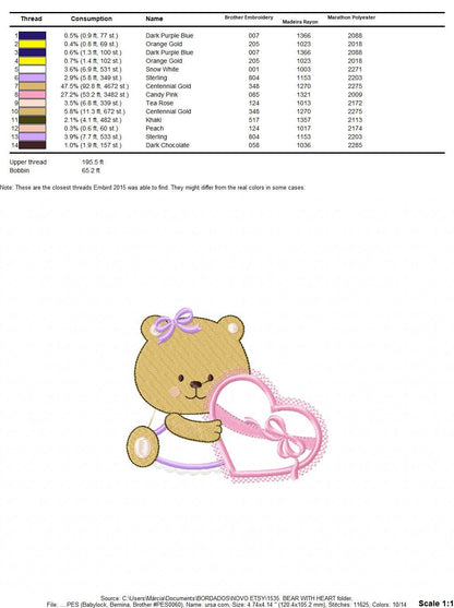 Bear embroidery designs - Teddy embroidery design machine embroidery pattern - Baby Boy embroidery file - instant download bear in a pocket - Marcia Embroidery