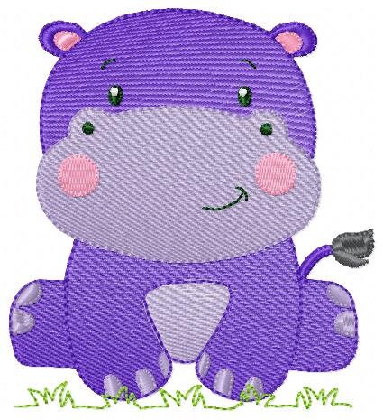 Hippo embroidery designs - Safari wild animal embroidery design machine embroidery pattern - hippopotamus - instant digital download pes jef Marcia Embroidery