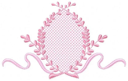 Frame embroidery designs set - Floral Design Shape Embroidery Machine embroidery pattern - monogram quilt design - instant download digital Marcia Embroidery