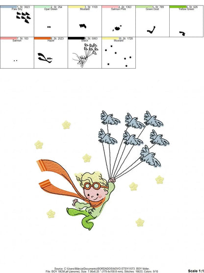 Little Prince embroidery designs - King embroidery design machine embroidery pattern - instant download - baby boy embroidery file fairytale Marcia Embroidery
