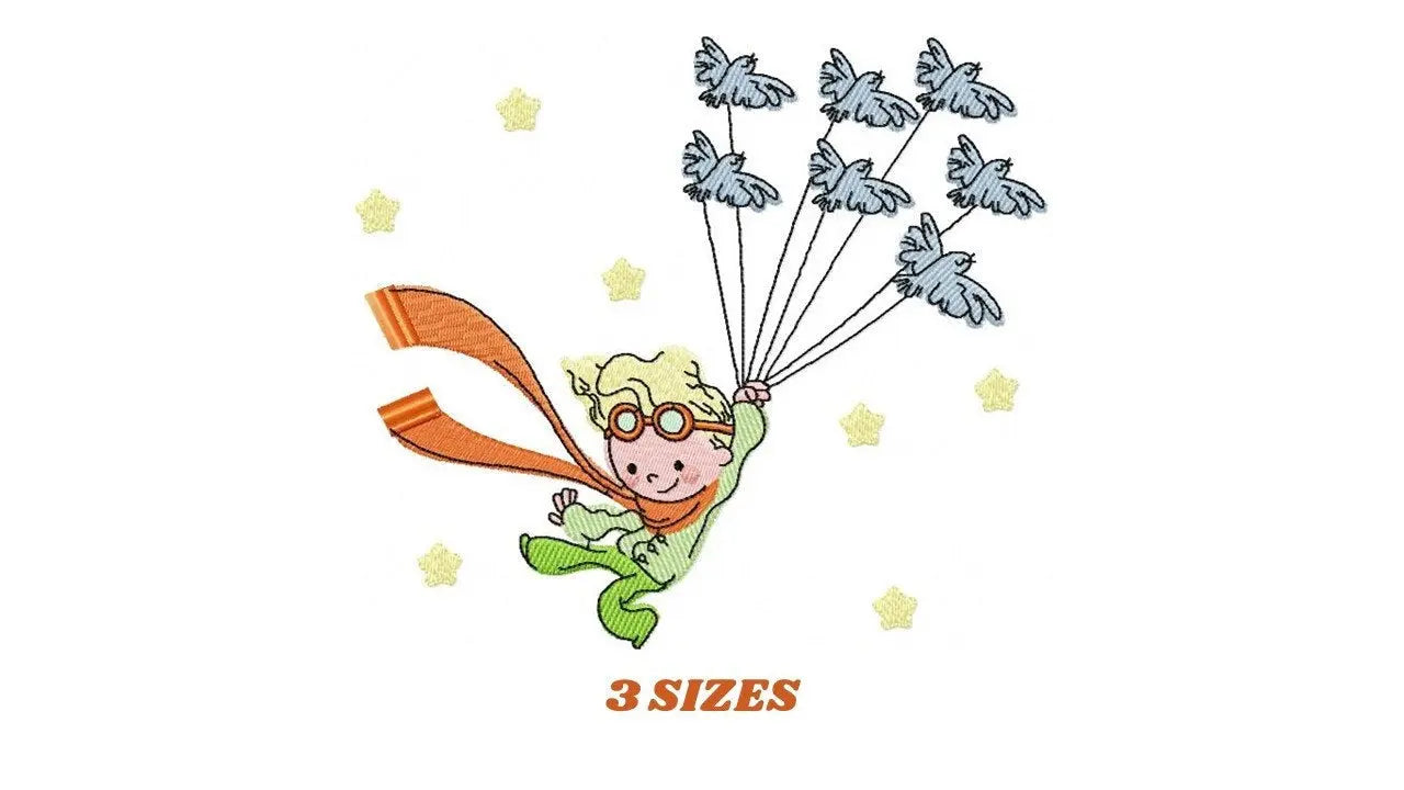 Little Prince embroidery designs - King embroidery design machine embroidery pattern - instant download - baby boy embroidery file fairytale Marcia Embroidery
