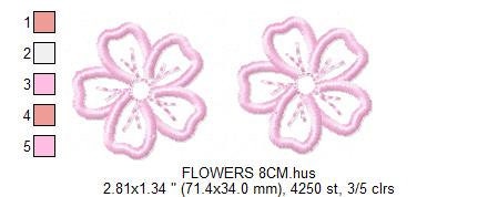 Flowers embroidery designs - Flower embroidery design machine embroidery pattern - Floral embroidery file - instant download roses floral