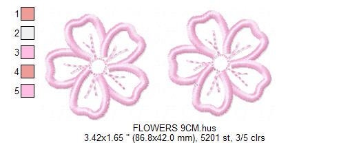 Flowers embroidery designs - Flower embroidery design machine embroidery pattern - Floral embroidery file - instant download roses floral