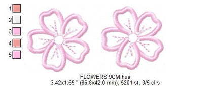 Flowers embroidery designs - Flower embroidery design machine embroidery pattern - Floral embroidery file - instant download roses floral