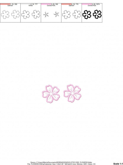 Flowers embroidery designs - Flower embroidery design machine embroidery pattern - Floral embroidery file - instant download roses floral
