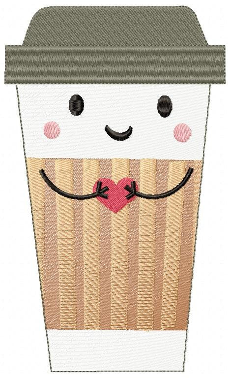 Coffee embroidery design - Coffeepot embroidery designs machine embroidery pattern - Kitchen embroidery file - Apron tea towel party jef pes