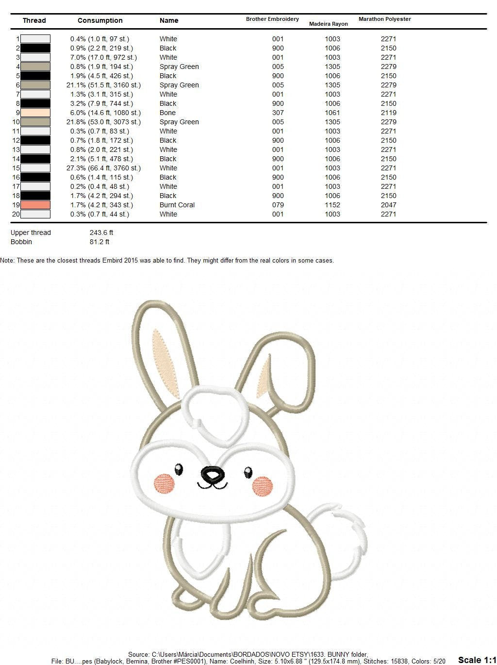 Bunny embroidery design - Rabbit embroidery designs machine embroidery pattern - Baby boy embroidery file - rabbit applique design download Marcia Embroidery
