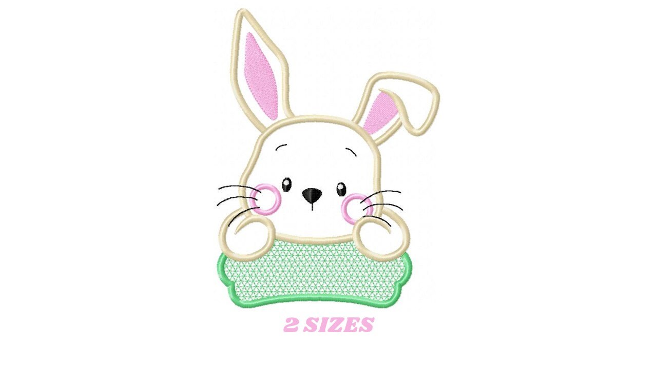 Bunny embroidery design - Rabbit embroidery designs machine embroidery pattern - baby boy embroidery file - kid embroidery rabbit pes jef - Marcia Embroidery
