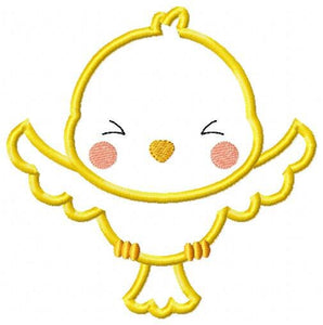 Bird embroidery designs - Baby girl embroidery design machine embroidery pattern - instant download - Nursery embroidery file digital file