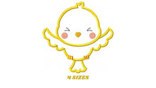 Cargar imagen en el visor de la galería, Bird embroidery designs - Baby girl embroidery design machine embroidery pattern - instant download - Nursery embroidery file digital file
