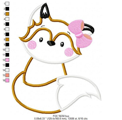 Fox embroidery designs - Red Fox embroidery design machine embroidery pattern - Animal embroidery file - Red fox applique design