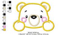 Carica l&#39;immagine nel visualizzatore di Gallery, Bear embroidery designs - Teddy embroidery design machine embroidery pattern - Baby Boy embroidery file - instant download bear in a pocket
