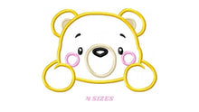 Carica l&#39;immagine nel visualizzatore di Gallery, Bear embroidery designs - Teddy embroidery design machine embroidery pattern - Baby Boy embroidery file - instant download bear in a pocket
