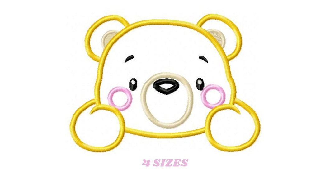 Bear embroidery designs - Teddy embroidery design machine embroidery pattern - Baby Boy embroidery file - instant download bear in a pocket