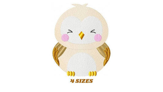 Owl embroidery design - Bird embroidery design machine embroidery pattern - Birdie embroidery file - Owl design instant download jef pes vp3 Marcia Embroidery