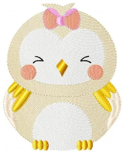 Owl embroidery design - Bird embroidery design machine embroidery pattern - Birdie embroidery file Marcia Embroidery