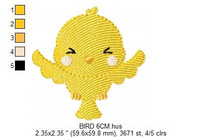Bird embroidery designs - Baby girl embroidery design machine embroidery pattern - instant download - Nursery embroidery file digital file Marcia Embroidery