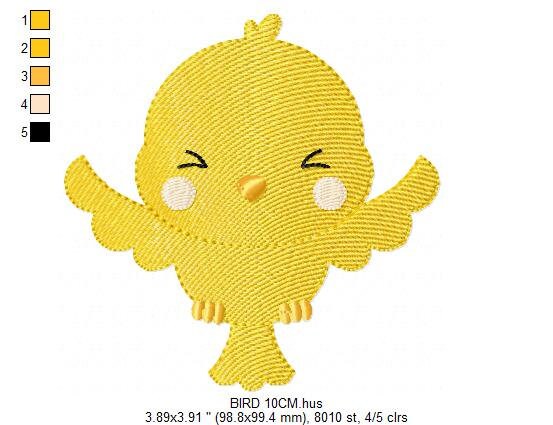 Bird embroidery designs - Baby girl embroidery design machine embroidery pattern - instant download - Nursery embroidery file digital file Marcia Embroidery