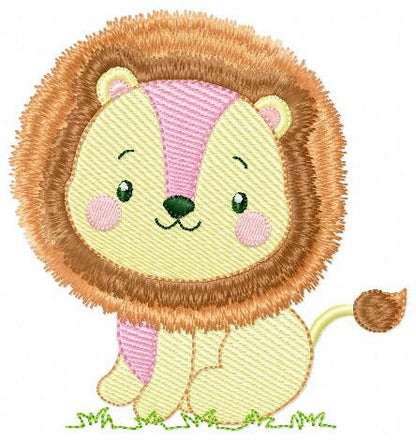 Lion embroidery designs - Safari embroidery design machine embroidery pattern - Baby boy embroidery file - king embroidery instant download