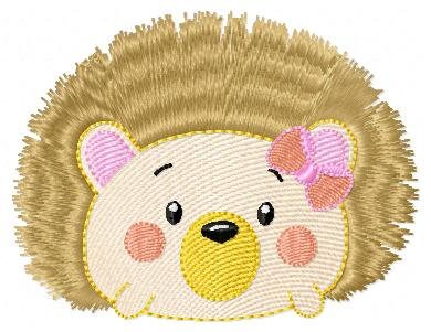 Hedgehog embroidery designs - Woodland Animal embroidery design machine embroidery pattern - Porcupine embroidery file  instant download