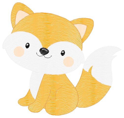 Woodland Fox embroidery designs - Red Fox embroidery design machine embroidery pattern - Animal embroidery - Red fox design instant download