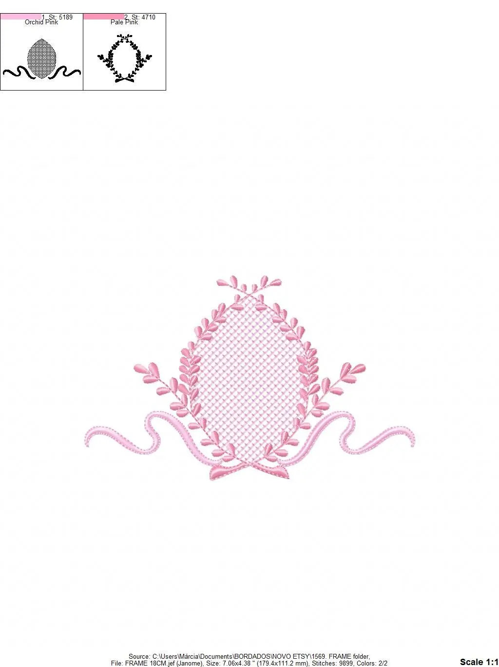Frame embroidery designs set - Floral Design Shape Embroidery Machine embroidery pattern - monogram quilt design - instant download digital Marcia Embroidery