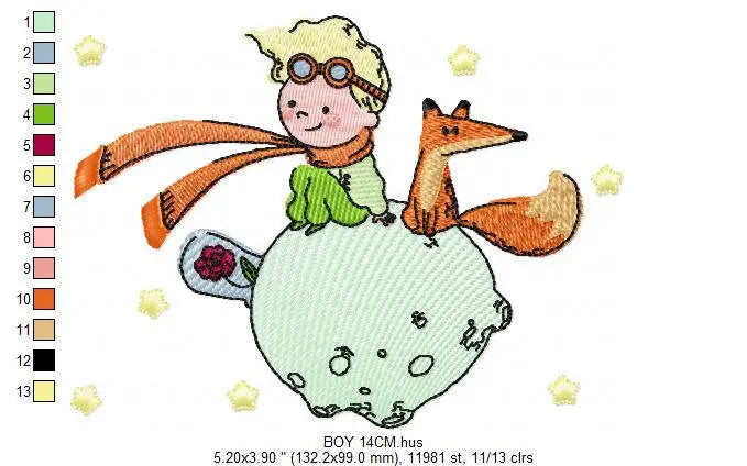 Little Prince embroidery designs - King embroidery design machine embroidery pattern - instant download - baby boy embroidery file fairytale Marcia Embroidery