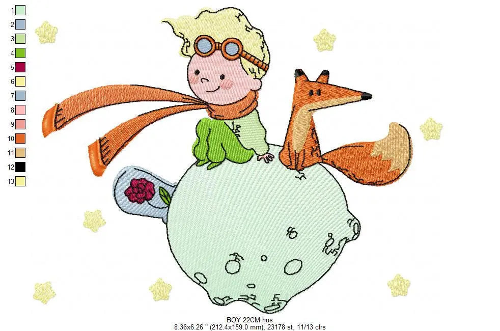 Little Prince embroidery designs - King embroidery design machine embroidery pattern - instant download - baby boy embroidery file fairytale Marcia Embroidery