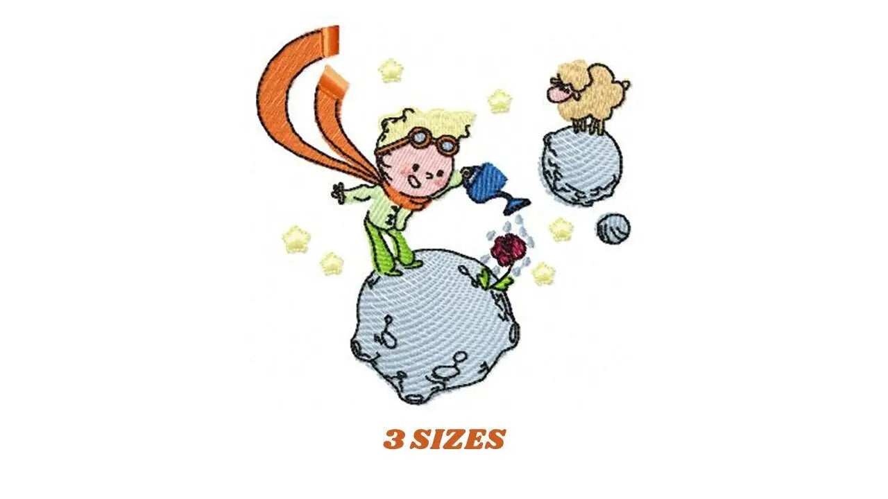 Little Prince embroidery designs - King embroidery design machine embroidery pattern - instant download - baby boy embroidery file fairytale Marcia Embroidery