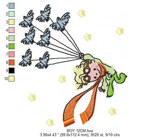 Little Prince embroidery designs - King embroidery design machine embroidery pattern - instant download - baby boy embroidery file fairytale Marcia Embroidery